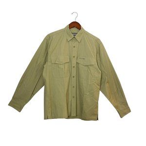 Simms Khaki EbbTide Fishing Outdoor Vented Shirt- Men’s M